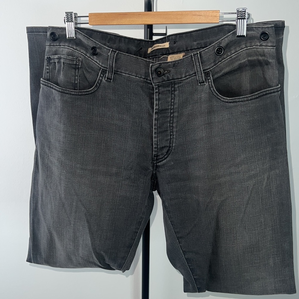 John Varvatos U.S.A. Star 5 Pocket Jeans, Black, Sz 34, lightly worn